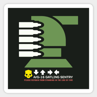 HD2 Stratagem - A/G-16 Gatling Sentry Magnet